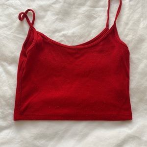 Red brandy Melville tank top